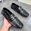 Realheren Mens Loafers Shoes Italian Luxury Designer PU Leather Loafer Casual Driving Flats Slip-on Shoes Driving Moccasins