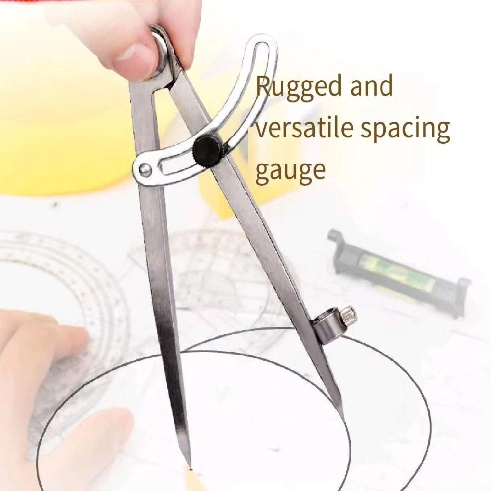 Adjustable Steel Wing Divider Edge Creaser Cross Line Compasses Compass-Circle Maker  Woodworking