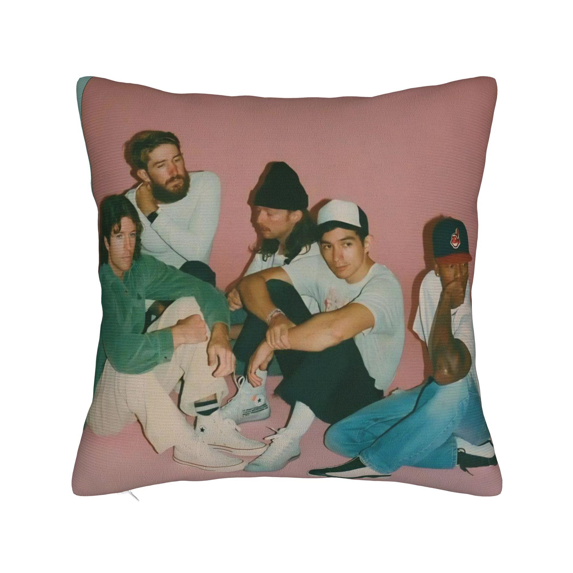 

Turnstile Rock Band Tour Pillowcases Merch Printed Cushion Cover Decoration Throw Pillow Case Cover Home Multiple Sizes 12x12Inch