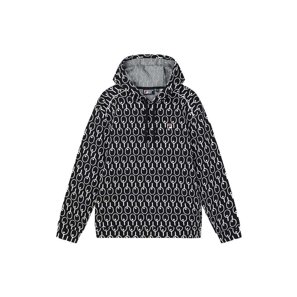 

FILA All Over Print Hoodie Men hoodies Black F11M349216F-ZA XL