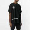 Off-White Schablone Pfeil Oversized T-Shirt Schwarz Herren Oberteile OMAA038R191850151028