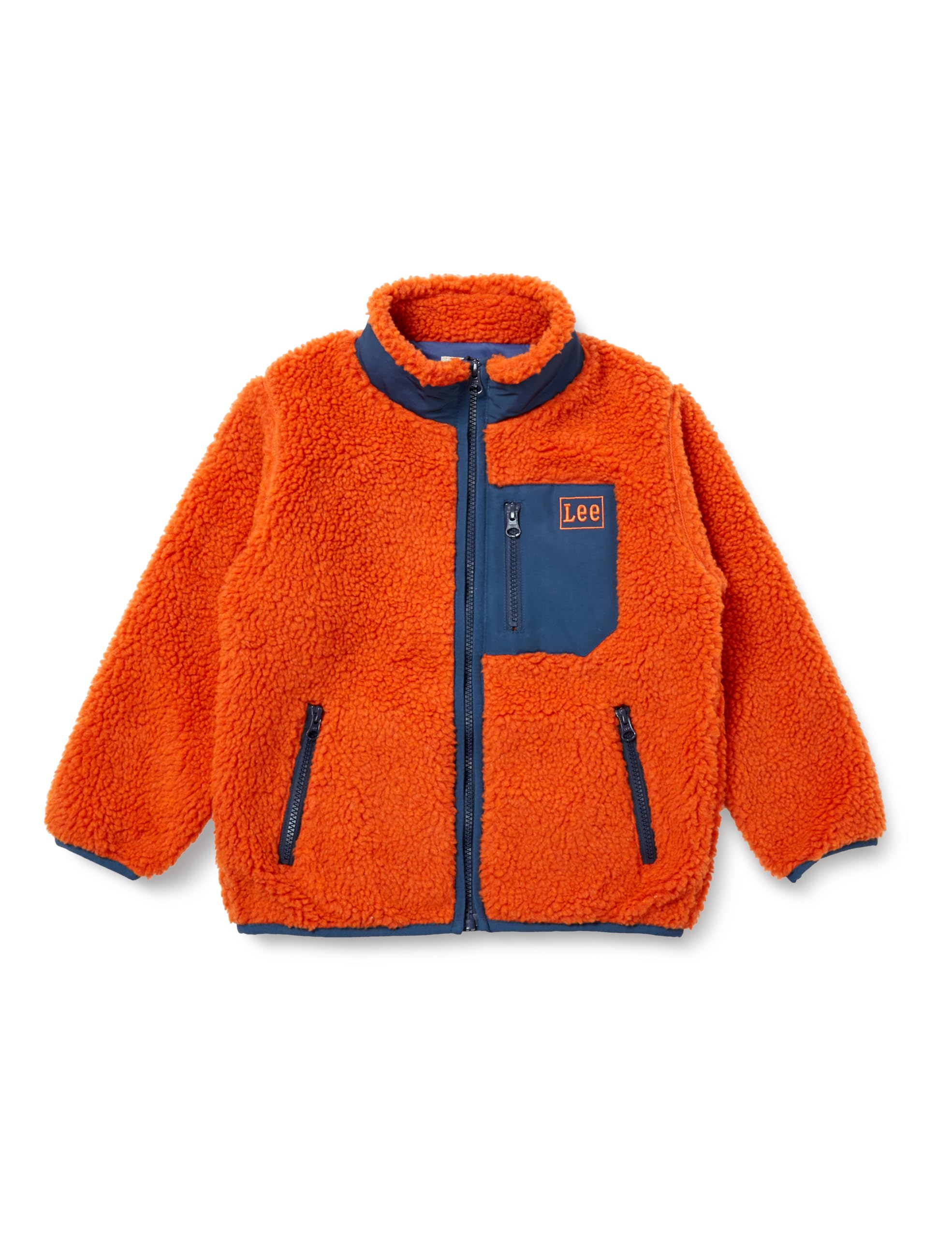 

Детская флисовая куртка на молнии Lee Orange Boa (Размеры 110-150см) оранжевый