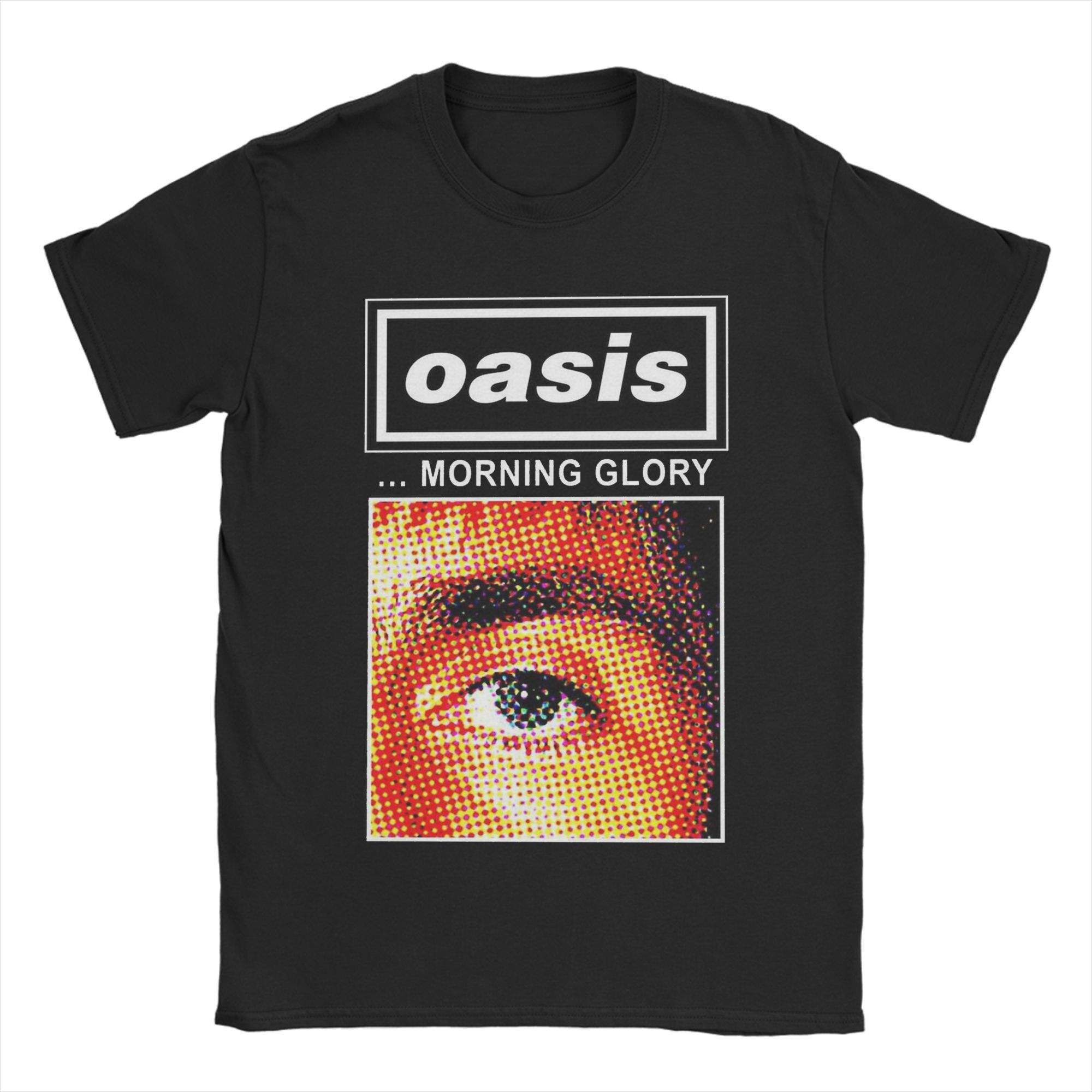 

O-Oasis Rock Band T-Shirt for Men Casual Cotton Tee Shirt Round Neck Short Sleeve T Shirts Plus Size Clothing 4XL