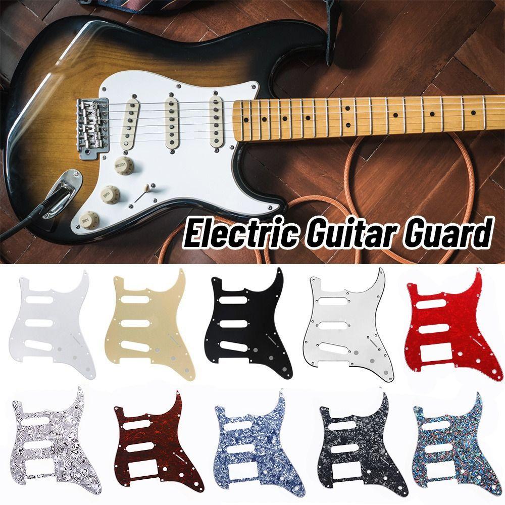 Mehrfarbiger Schlagbrettaufkleber PVC Zelluloid Schlagbrett ST SQ E-Gitarren-Schlagbrett