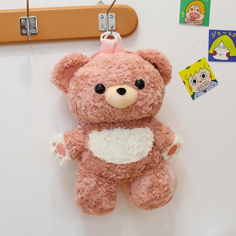 Animal Plush Bag Cute Little Turtle Capybara Messenger Bag Doll Gift Exchange