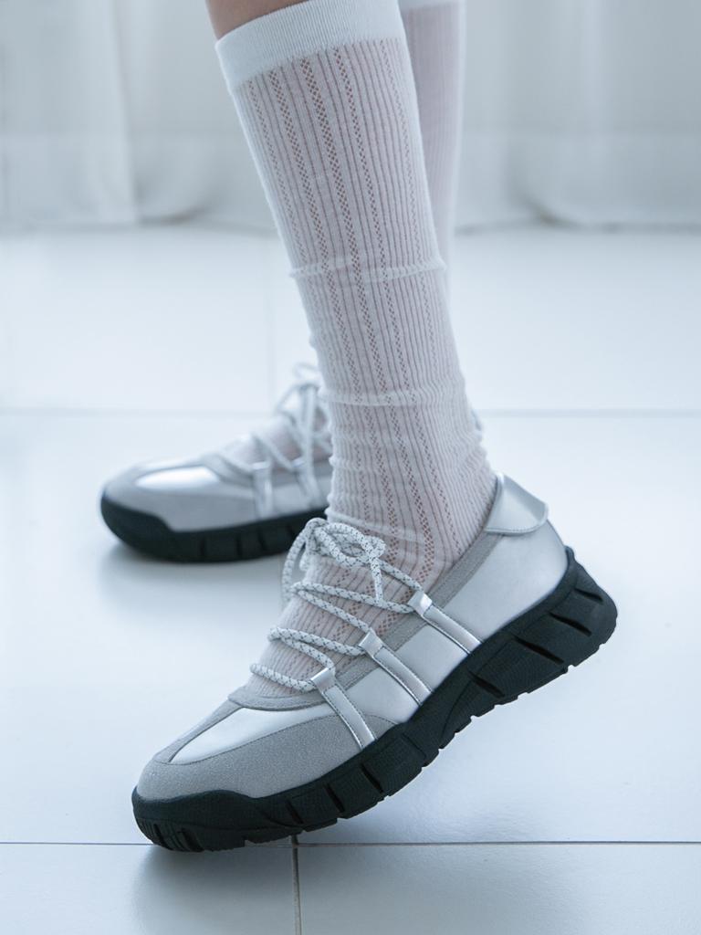 Edel9 Romiel Banding Leather Sneakers 3Cm