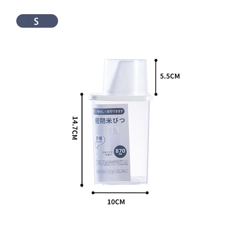 

Кухонный контейнер для продуктов Герметичный криспер Емкость для зерна Хранение Сортировка кухни Контейнер для хранения риса Бутылки и банки