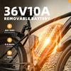 Aairsk 26'' Elektrofahrrad für Erwachsene, 250W Motor E-Bike, 36V 10Ah Abnehmbarer Akku, 25 km/h E-Mountainbike NFC