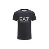 Logo Letter Print Crew Neck Short Sleeve T-Shirt Men Tops Black 3HPT83-PJH6Z-1200