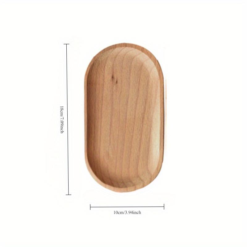

Японский деревянный поднос, овальный поднос, деревянная тарелка, мыльница, поднос для хранения, поднос для хранения Поднос для ванной
