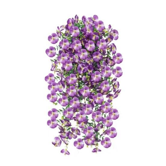 Yousheng 1/2Pcs Simulated Plants Easy to Care No Watering No Withering Bright Color Realistic Appearance Decorative Fake Plant Home Decor