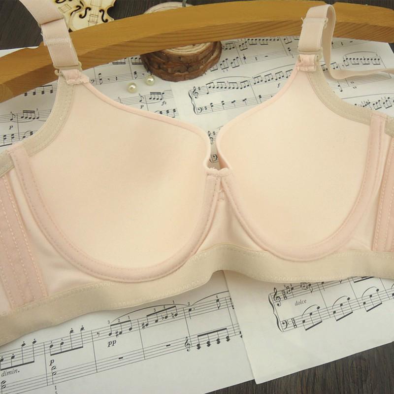 Hladká tenká podprsenka Push Up se čtyřmi tlačítky pro ženy Bralette