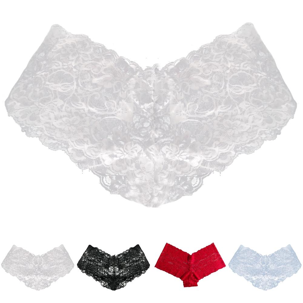 G-string Underwear Underpants Panties Ladies Lace See through High rise