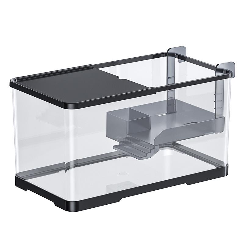 Versatile Desktop Turtle & Fish Aquarium with Basking Platform and Integrated Circulation System
