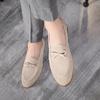 Fashion Men's Casual Shoes Nubuck Genuine Leather Men Trendy Bowknot Party Wedding Loafers Flats Mens Driving Moccasins EUR Sizes 38-48
