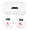Electric Toilet Sensor Flush Kit with 2 Sensors 1800mAh Push Type Flush Automatic Touchless External