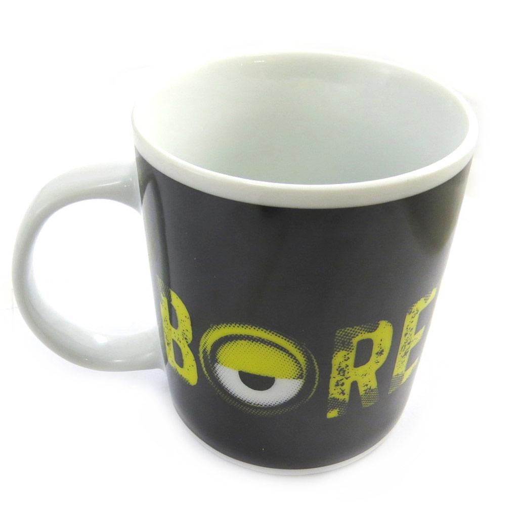 MINIONS [M2677] - Black Ceramic Mug 'Minions' - (bored) - 95x80 Mm (33 Cl)