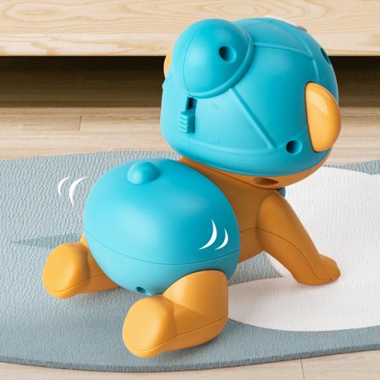 Electric Crawling Animal Toy with Music 0-1 Toddlers Boys Girls Educational Cartoon Monkey Koala Crawling Learning Recording Musical Interactive Toy