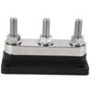 12‑48V 600A Power Distribution Block 3 Studs M10 Battery Junction Block Bus Bar for Car Trucks RVs Marine Boats