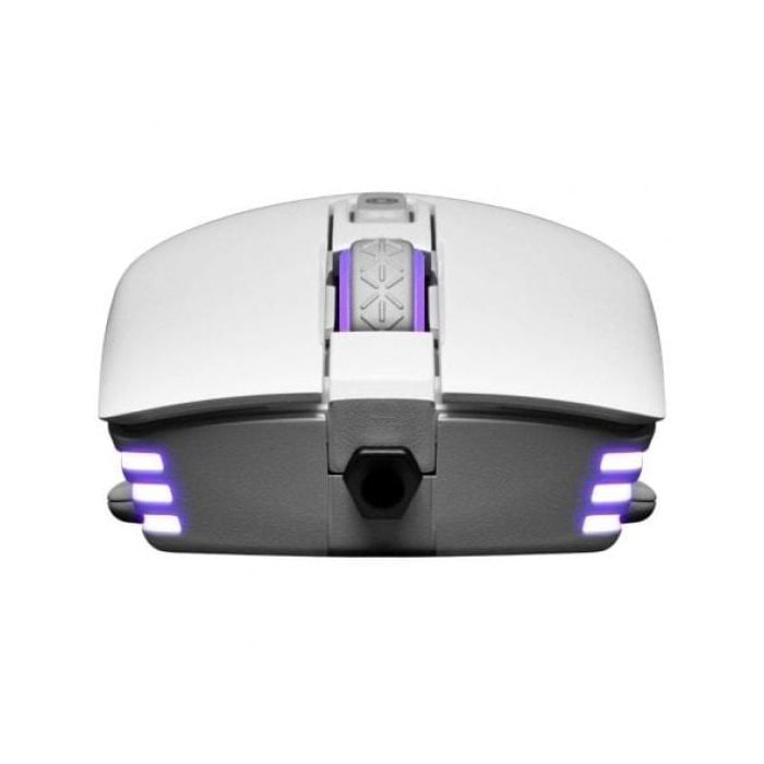 EVGA X12 Ratón Gaming Blanco 16000 DPI 8 Botones RGB Paracord