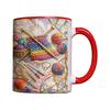 Unique Sewing Tool Printing Ceramic Mugs Sophisticated Drinkware For Craft Enthusiasts And Home Decors Collectors