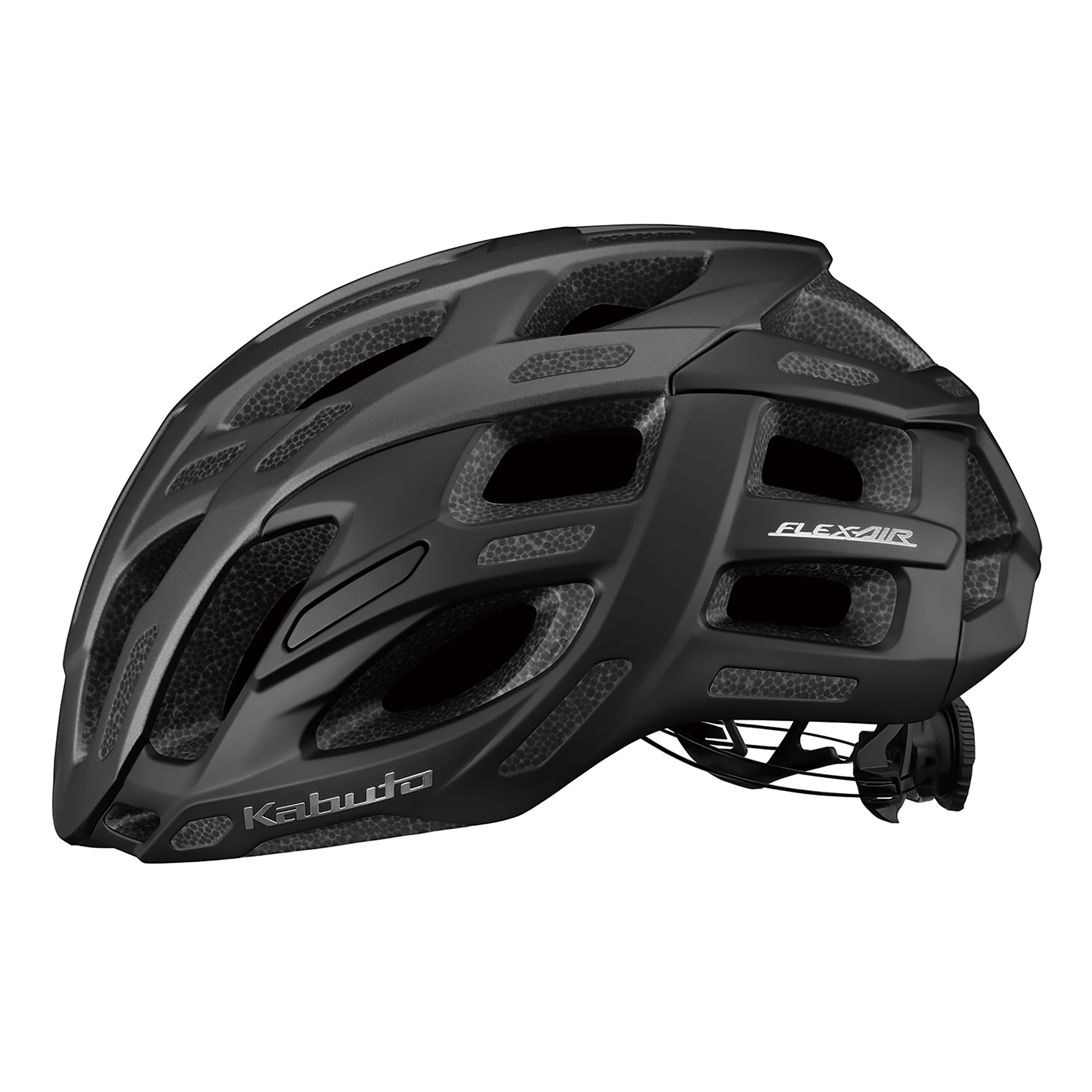 

KABUTO Bicycle Matte Black Gunmetal FLEX-AIR Helmet, Size S/M (Head Circumference 55-58cm), Color
