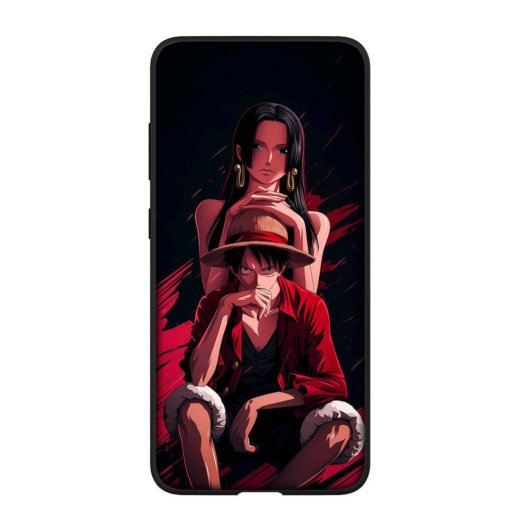 Phone Case for iPhone 17 15 16 Plus Redmi Note 14 12 11 13 Pro Max Huawei P30 P20 Lite OPPO A60 A80 A38 A54 Boa Hancock Funda One Pieces Luffy Cover