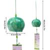 Japanese Style Cute Cat Paw Glass Wind Chime DIY Hand-painted Small Goldfish Birthday Gift Outdoor Garden Decoration Pendant