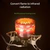 Portable Camping Picnic Gas Heater Infrared Heating Cover Warmer Stove Windproof Cover