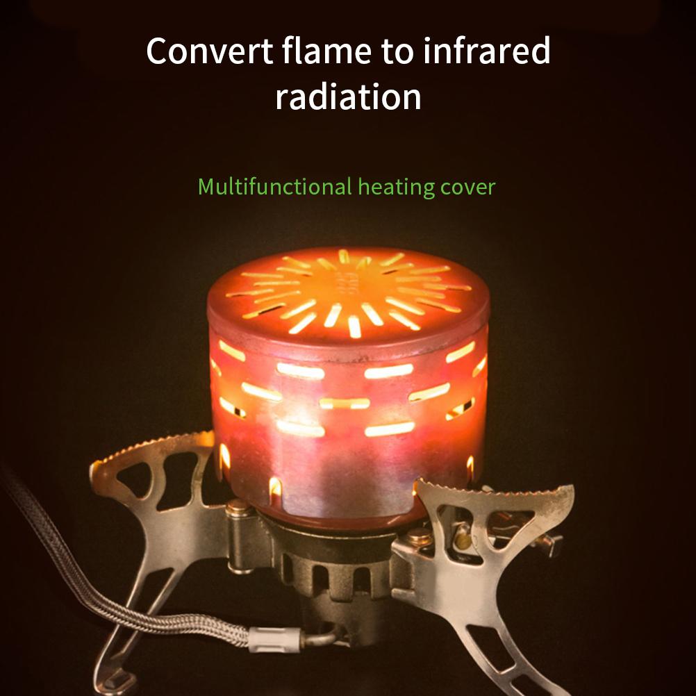 Portable Camping Picnic Gas Heater Infrared Heating Cover Warmer Stove Windproof Cover