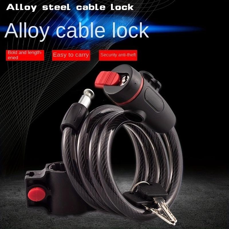 Heavy-Duty Stainless Steel Bike Lock Anti-Theft Chain for Mountain Electric Bicycles