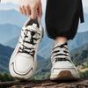 Four Seasons Trend Fashion Low-top Foot Hiking Shoes Contrast Colors Men's Outdoor Casual Sneakers Student Platform Shoes