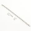 Universal Toilet Flapper Lift Chain Replacement Adjusted Toilet Flapper Chain With Hook and Rings Easy to Install