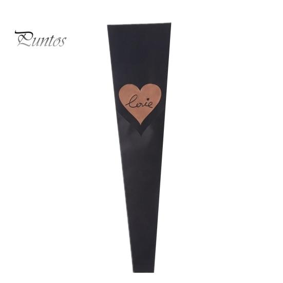 

30 шт./пакет, отличная водонепроницаемая красивая упаковка для роз, сумка для упаковки одной розы, тюльпана, сумка для упаковки ко Дню святого Валентина чёрный