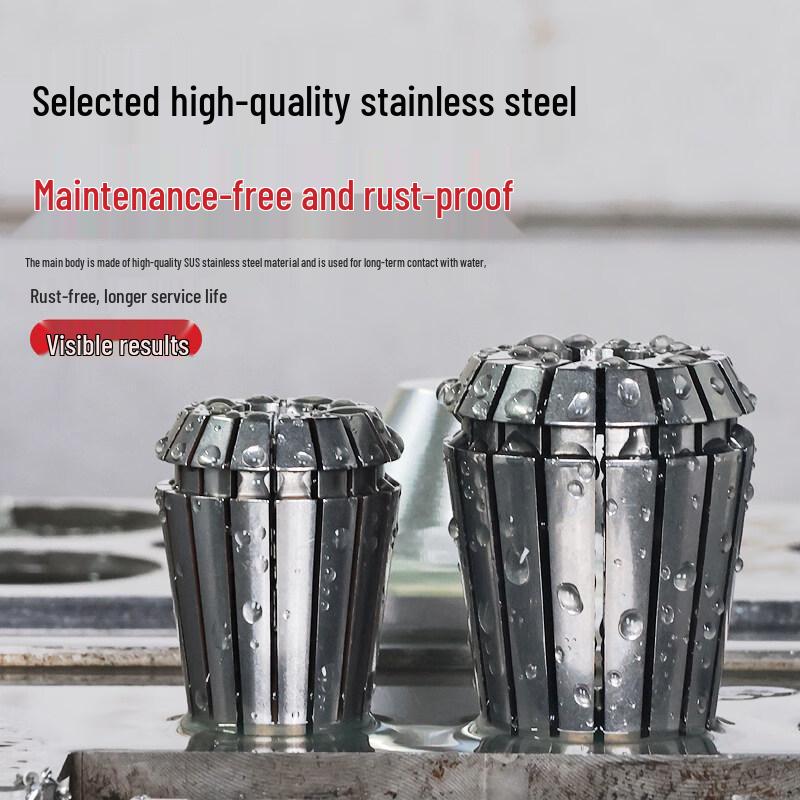Aozuo High-Precision Stainless Steel CNC Collet Chuck