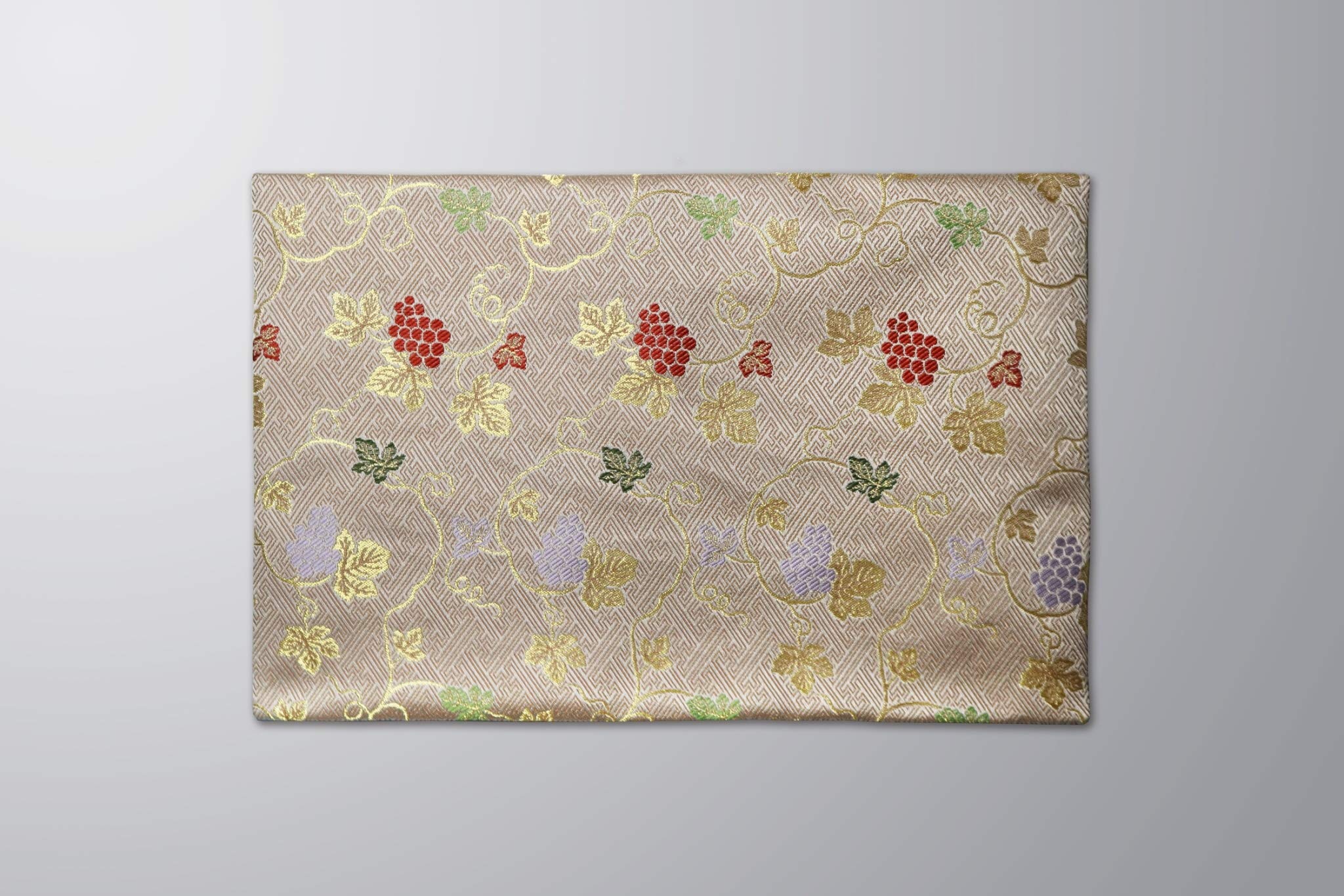 

Isemura Kyoto Buddhist Altar Table Cover with Grape Pattern, Fire-Resistant...Fire-Resistant Mat for Buddhist Altar Tables and Buddhist Altars (Size