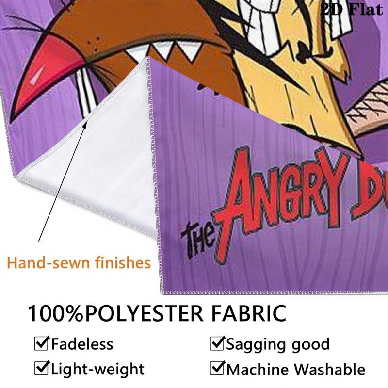 The Angry Beavers Wall Tapestry Aesthetic Wall Hanging Printed Fabric Blanket Decorative Tapestries for Bedroom Living Room Home Decor