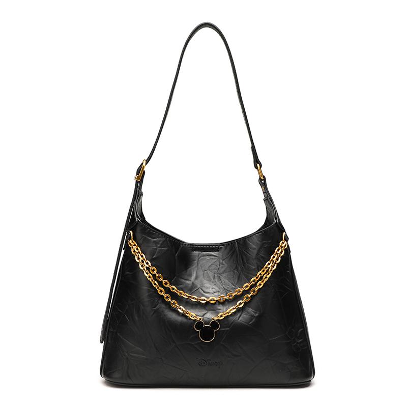 New Disney Mickey Series PU Combo Bag, Tote Bag, Shoulder Bag Regular Women's Black BMK-71438B