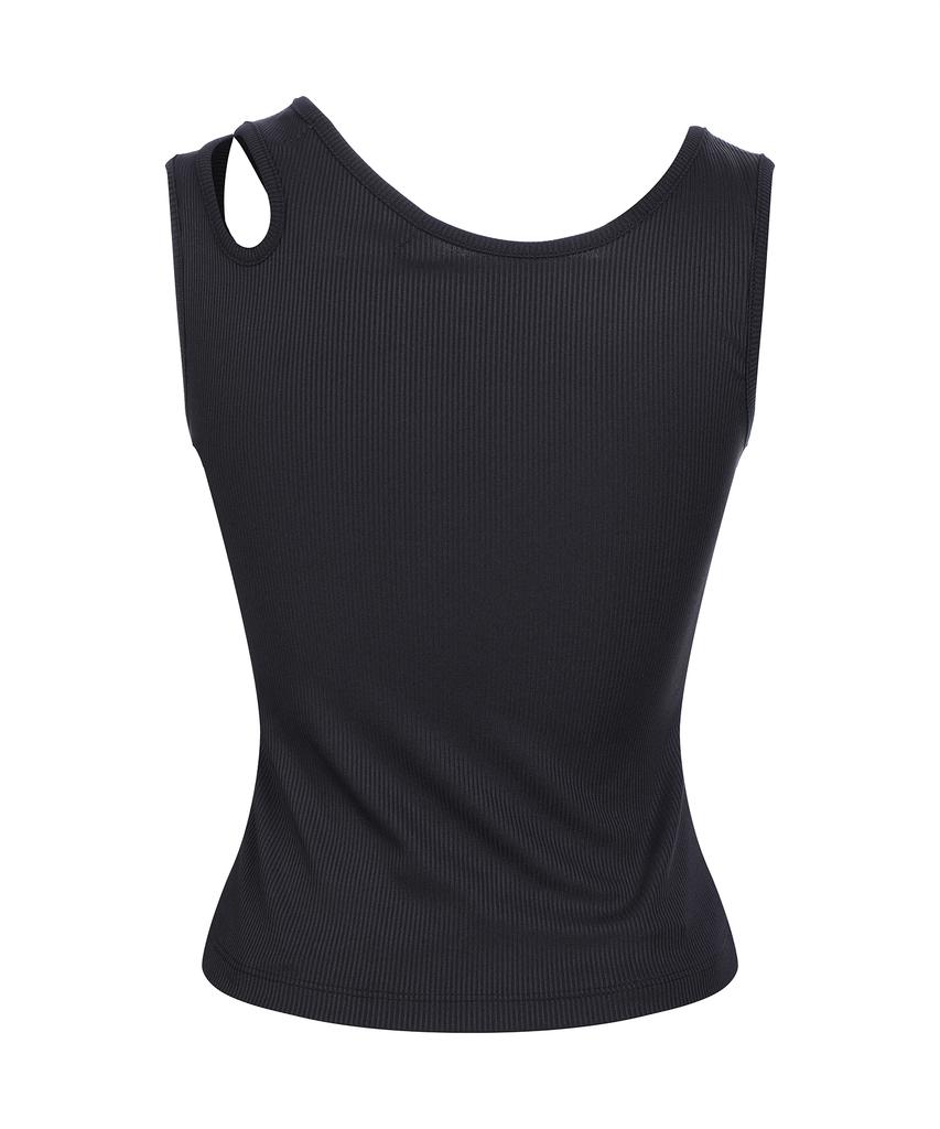 LALAFOX Cut Out Rose Sleeveless Black Bq2Br003