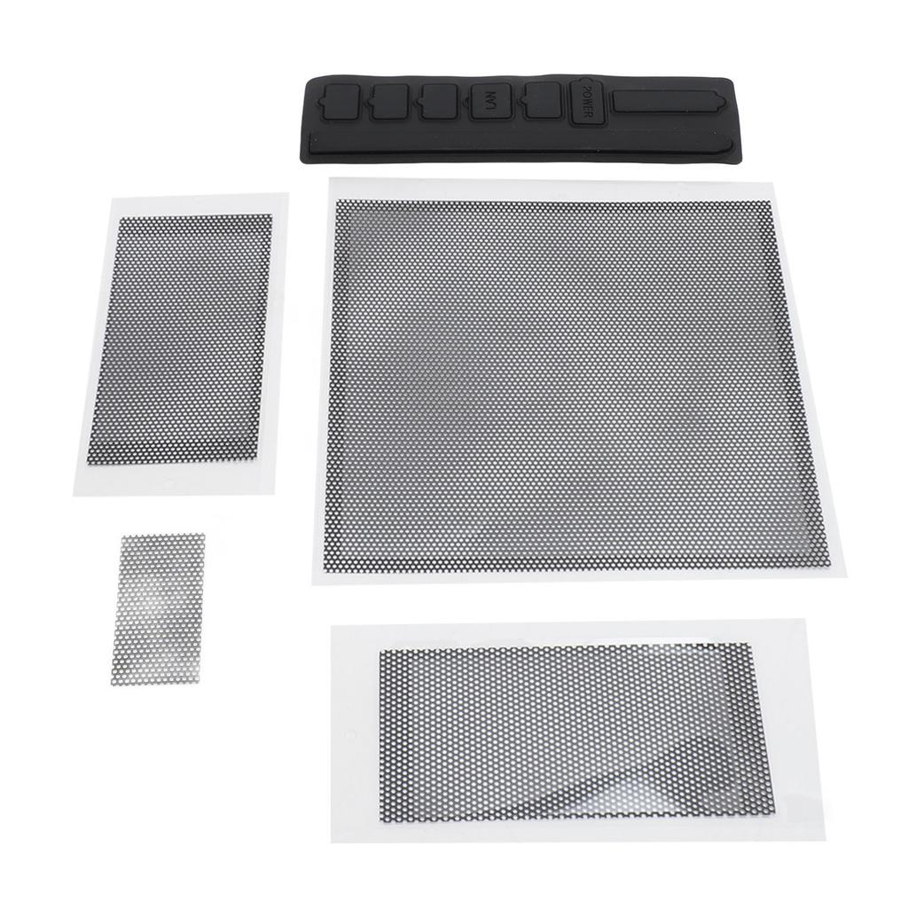 Dust Plugs Filter Set for Xbox Series X Silicone Dirtproof Dust Prevention Cover Case Mesh Filter