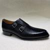 Fashion Luxury Genuine Leather Men's Lace-Up Dress Shoes Formal Oxford Comfortable Office Work Business Flat Footwear for Males
