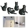 4Pcs Cats Shape Cabinet Knob Furniture Decorative Handle Iron Wardrobe Pulls Simple Drawer Knob Furniture Hardware