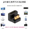 RuiMi Mini HDMI Adapter U Shape 8K Mini HDMI Male To Mini HDMI Female Converter 180 Degree Angled with LED Indicator 48Gbps Converter for TV Box
