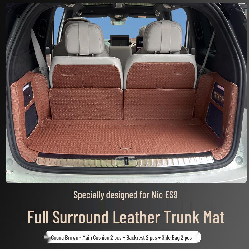 Full Coverage Trunk Mat for 26 NIO ES9 Models: Seat Back & Tail Box Interior Accessory
