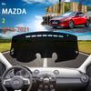 Dashboard Cover Pad Protective For Mazda 2 Demio Mazda 2 2015 2016 2017 2018    Car Accessories Dash Board Carpet