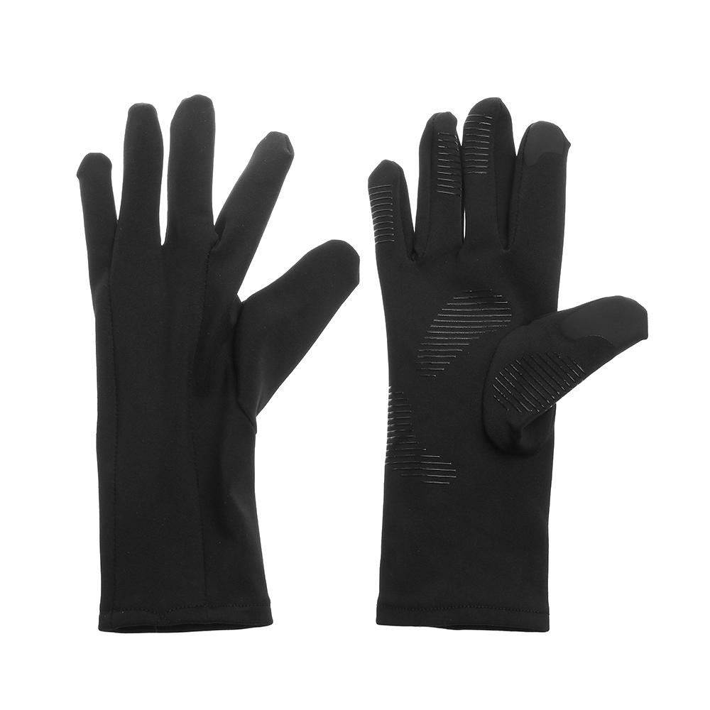 Men Women Velvet Full Finger Motorcycle Gloves Touch Screen Windproof Mittens Outdoor Sport