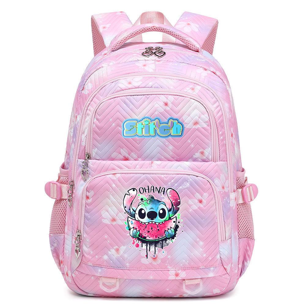 Cartoon Printing Multi-Compartment Middle And High School Schoolbag Cute And Lightweight Girls Backpack Young Girls Schoolbag