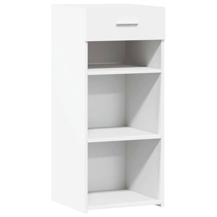 VidaXL Buffet blanc 40x42,5x93 cm bois d'ingénierie, armoire, armoire latérale, armoire de rangement, armoire, placard, 846313
