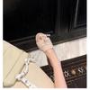 Su Yinyin's Same Retro Fringed Versatile Lock with Cool Slippers for Women's Leisure Vacation Flat-bottomed Slippers for Women's Summer