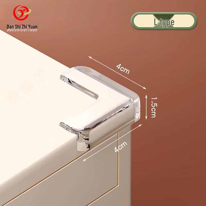 Soft Silicone L-Shaped Table Corner Guards